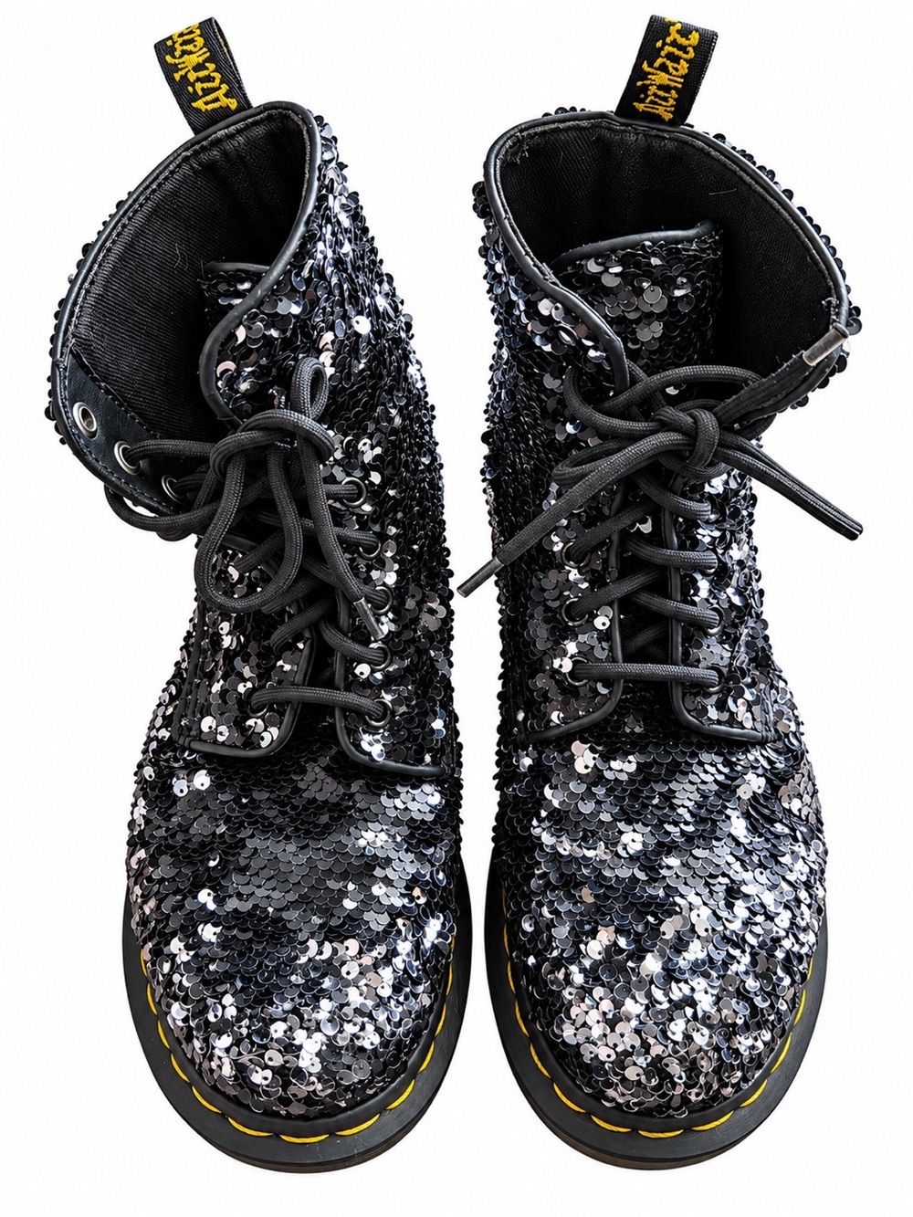 Dr. Martens 1460 Pascal Reversible Sequin boots